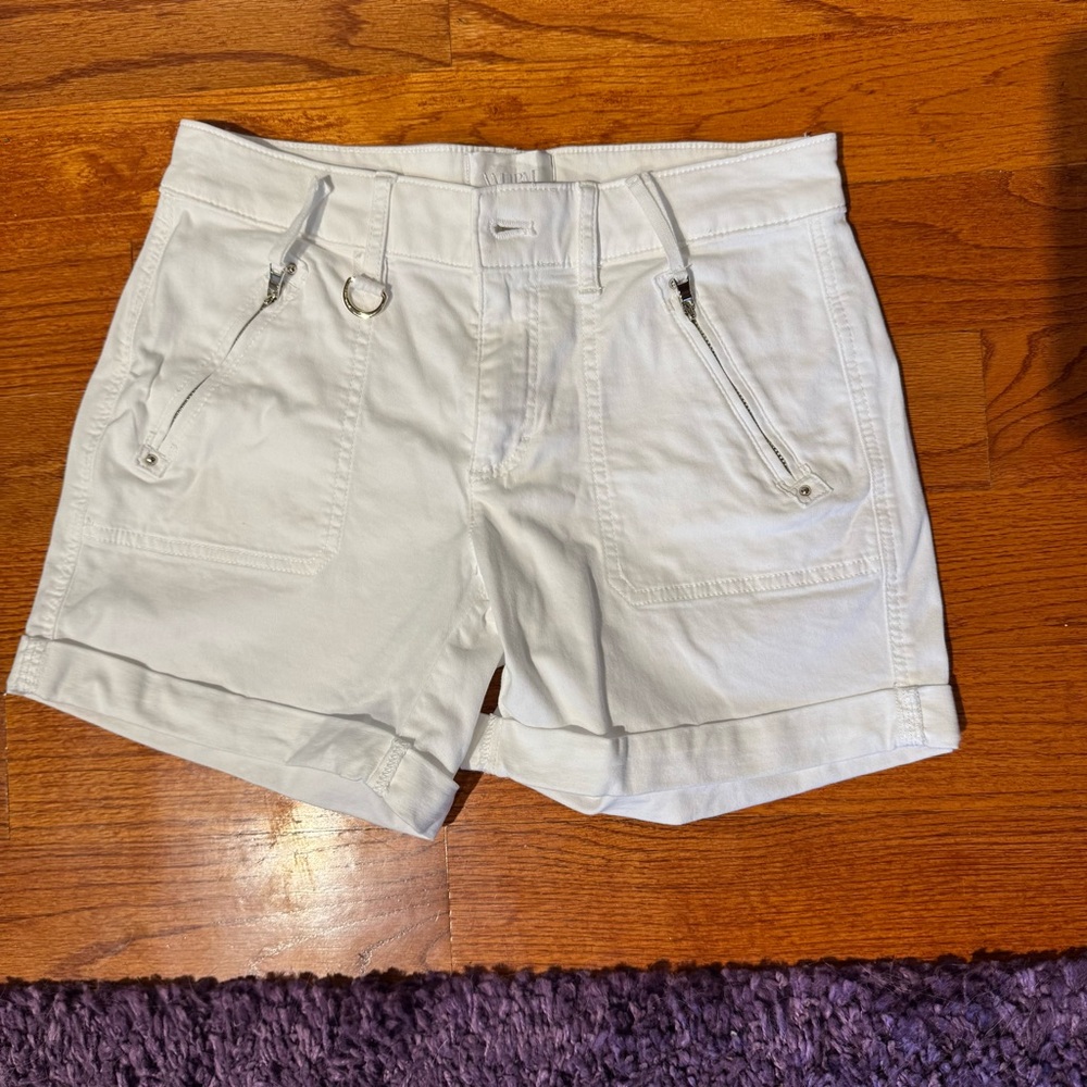 White House Black Market Classic White Cargo Shorts